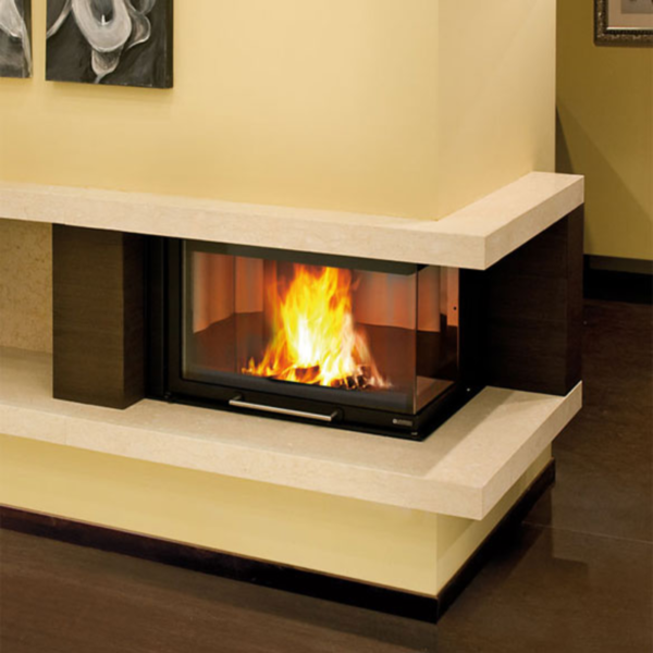 Inserto a legna Monoblocco 800 Angolo La Nordica Extraflame