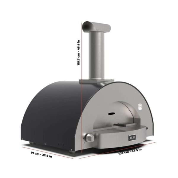 Forno a Legna 4 pizze Classico Alfa Forni - immagine 2